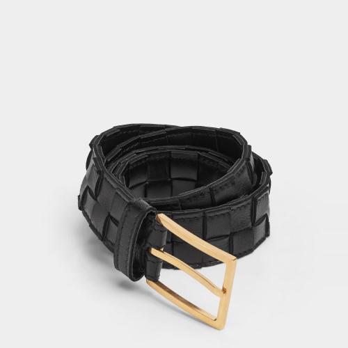  BV葆蝶家 22年秋冬 女士 腰帶 maxi intreccio 709260VCQC08425