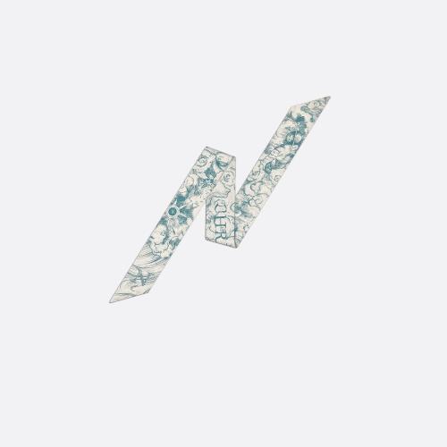  DIOR迪奧 22年秋冬 女士 絲巾 ABCDior Mitzah 絲巾 11ABC106N600_C516