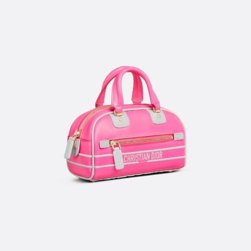  DIOR迪奧 22年秋冬 女士 手提包 超迷你拉鏈保齡球包 S6200OVWX_M956