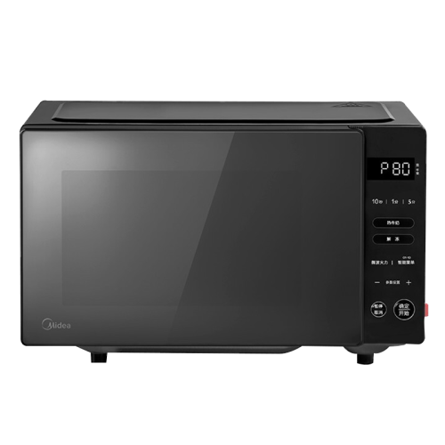 Midea/美的多功能家用微波爐20升大平板均勻加熱智能解凍智能菜單PM20B1