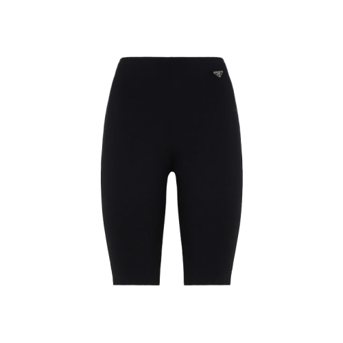 PRADA/普拉達(dá) 黑色女士短褲騎行褲 321281YQ4