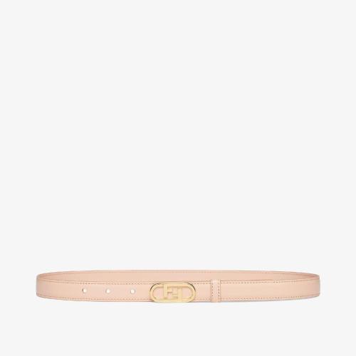  FENDI芬迪 22年秋冬 女士 腰帶 粉紅色皮帶 8C0652AAIWF14N1