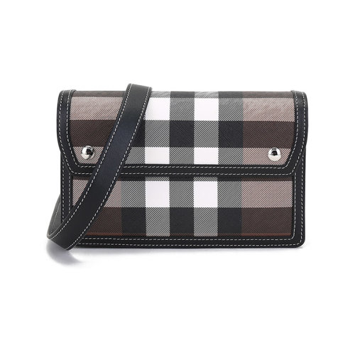 BURBERRY/博柏利【22春夏新款】男女通用款熱塑性聚氨酯/織物/皮革單肩斜挎包手拿包信使包格紋 80392131