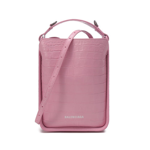 Balenciaga/巴黎世家 【22春夏新款】 女士鱷魚(yú)紋TOOL 2.0系列牛皮革手提單肩斜挎包托特包子母包加小號(hào)XS碼 669754 23E05