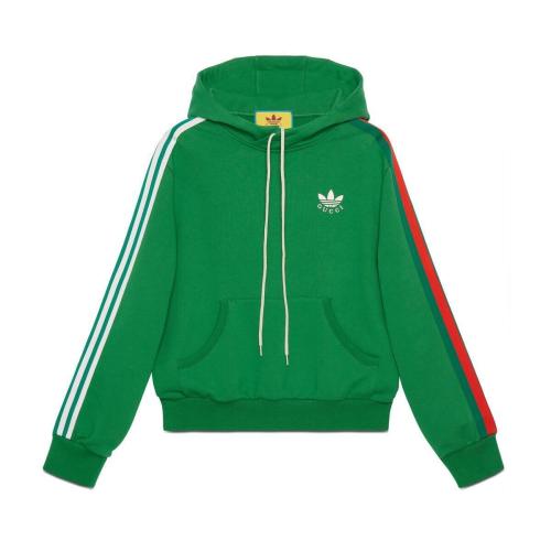  GUCCI古馳 22年秋冬 男士 adidas x Gucci聯(lián)名系列棉質(zhì)衛(wèi)衣 692107 XJEKQ 3826