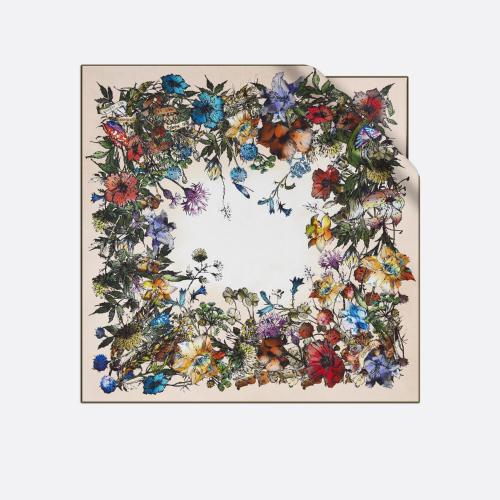  DIOR迪奧 22年秋冬 女士 絲巾 D-Millefiori 方巾 15MIF070I611_C*w*420 預(yù)定商品1-3周發(fā)貨