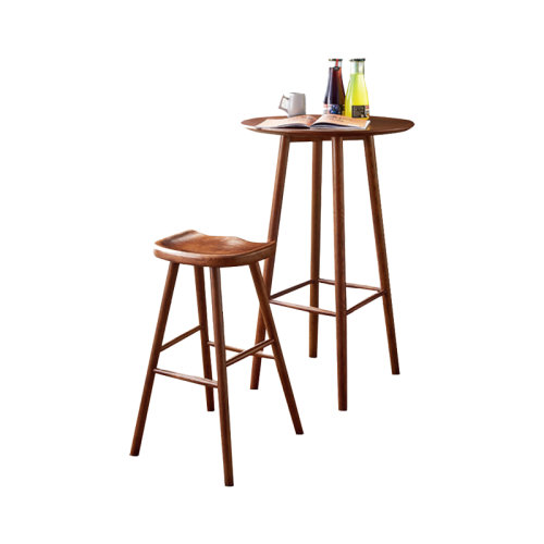 GeleiStory/GeleiStory  實(shí)木吧椅酒吧桌椅組合咖啡廳高腳椅現(xiàn)代簡(jiǎn)約家用凳子  餐椅/吧臺(tái)椅