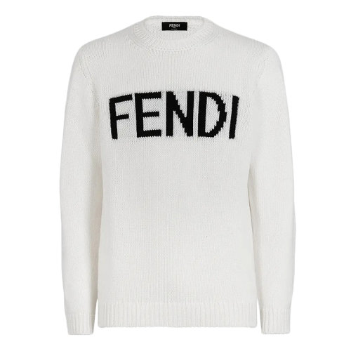 FENDI/芬迪  男士白色羊毛毛衣FZZ387A3M3F0QA0
