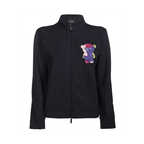  Emporio Armani/安普里奧阿瑪尼 女士深藍(lán)色棉質(zhì)夾克外套 6K2M6K 2JYQZ 0918 PLFSX