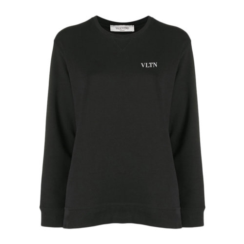 Valentino 華倫天奴 女士 服裝  圓領(lǐng)簡(jiǎn)約字母LOGO休閑套頭衛(wèi)衣