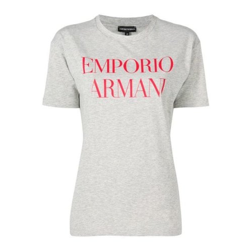  Emporio Armani/安普里奧阿瑪尼 女士灰色棉質短袖T恤 3G2T69 J07Z 0616 PLFSX