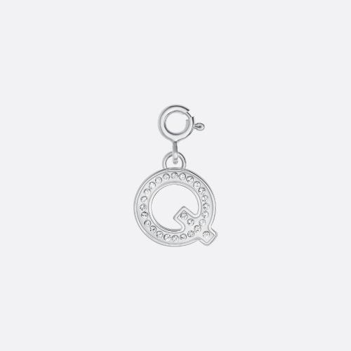  DIOR迪奧 22年秋冬 男士 鑰匙扣 Charm lettre Q V0843HOMMT_D001