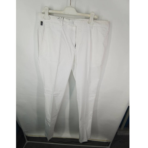 ARMANI COLLEZIONI/阿瑪尼卡爾茲白色男士休閑褲RCP73SRCS01