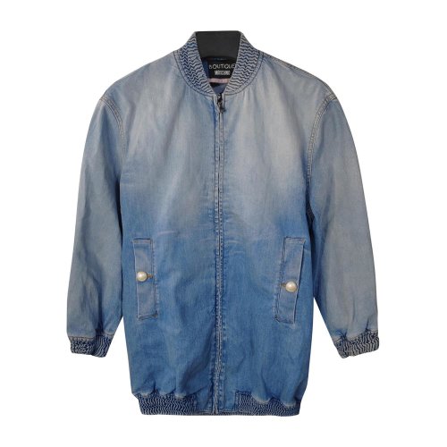 MOSCHINO/莫斯奇諾 女裝/女士外套/女士牛仔夾克 RA06091122（瑕疵折扣）