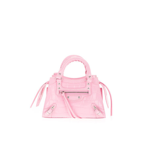 Balenciaga/巴黎世家  女包 Crocker Neo Classic 女士皮革時(shí)尚潮流手提包 63852415V6Y5616