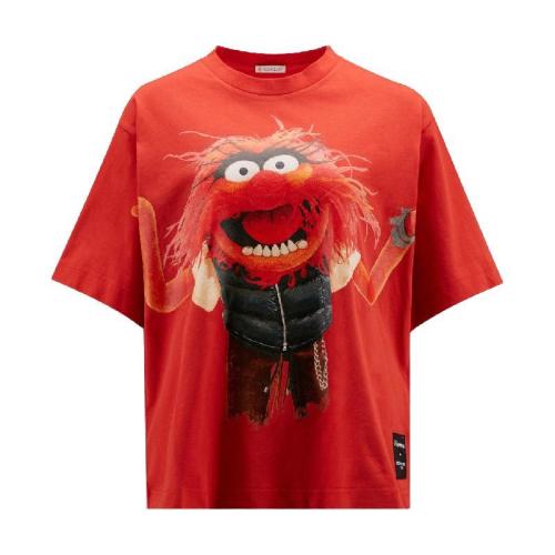  MONCLER蒙可蒙克萊 22年秋冬 女士 短袖T恤 The Muppets Motif T-Shirt H20948C00002M2495350
