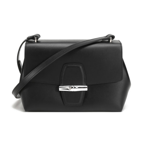 Longchamp/瓏驤 女士ROSEAU系列皮質(zhì)單肩斜挎包 10094 HSC