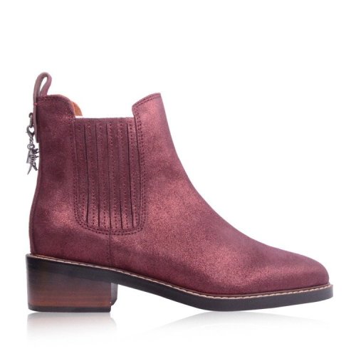 COACH/蔻馳 女士麂皮踝靴3.5cmG1268