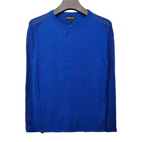 Emporio Armani/安普里奧阿瑪尼 藍(lán)色男士針織衫 N1M15M N113M 902