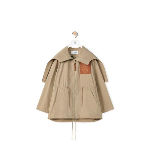  LOEWE羅意威 22年秋冬 女士 夾克 Hooded jacket in cotton S359Y02X66-3630
