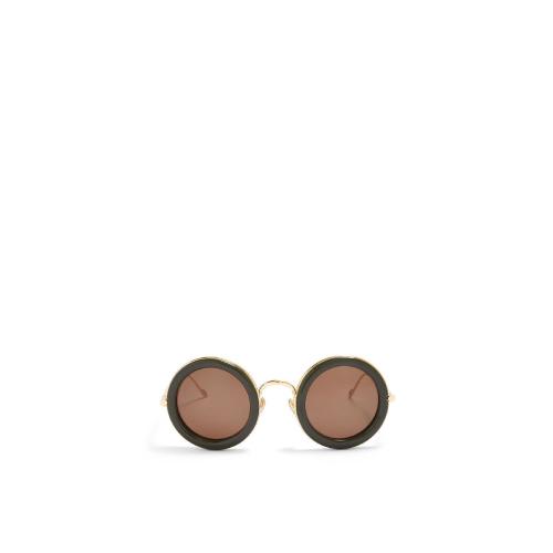  LOEWE羅意威 22年秋冬 女士 太陽(yáng)眼鏡 Round sunglasses in acetate G735270X07-4217
