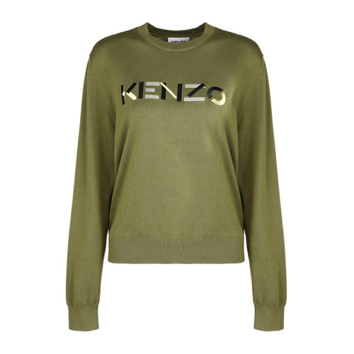 KENZO/高田賢三字母刺繡套頭女士針織衫/毛衣FB52PU541
