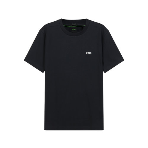 HUGO BOSS/雨果博斯 男士棉質(zhì)圓領(lǐng)短袖T恤LOGO圖案 50469057
