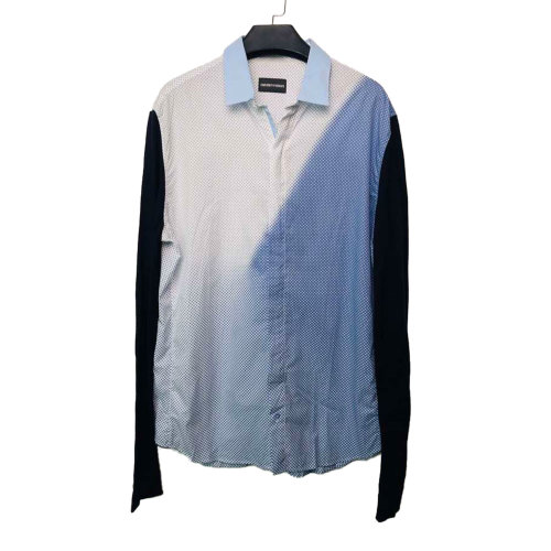 Emporio Armani/安普里奧阿瑪尼 男士藍(lán)色襯衫 P1CM2T P111C 039