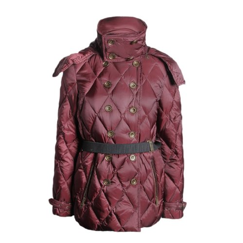 BURBERRY/博柏利20春夏 女裝 服裝 羽絨時尚雙排扣連帽夾克 女士羽絨服外套 3933552