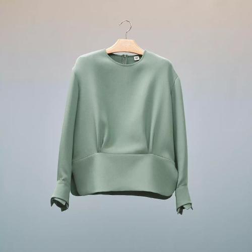  HERMES愛馬仕 22年秋冬 女士 長袖襯衫 Blouse a basque H2H0617DIG034