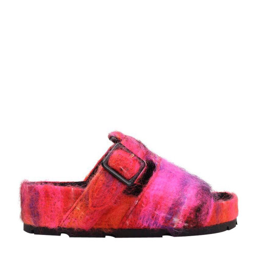 CELINE/賽琳 混合材質(zhì) 女士涼拖鞋瑕疵特賣(mài)（陳列痕跡，不影響使用）