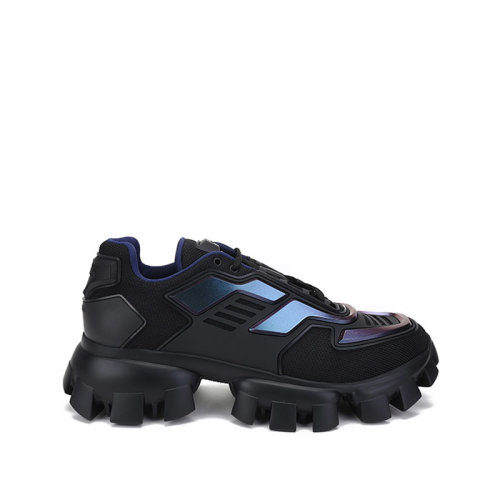 PRADA/普拉達(dá) 男士Cloudbust Thunder系列織物系帶休閑運(yùn)動(dòng)鞋厚底鞋 2EG293 3LA8