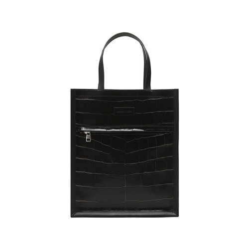 AlexanderMcQueen/亞歷山大麥昆 男士皮革手提包購物袋 653164 1XM1Y