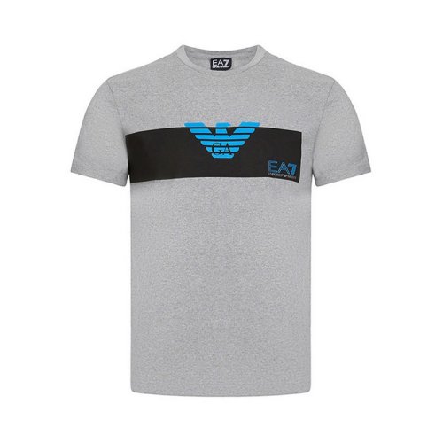  Emporio Armani/安普里奧阿瑪尼 男士灰色棉質(zhì)短袖T恤 3GPT10 JP6Z 3905 PLFSX