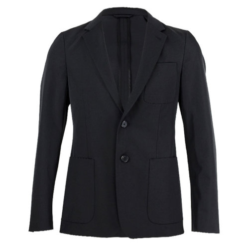 PRADA/普拉達(dá) 男裝 男士 黑色羊毛時(shí)尚西服 UGF003-G39-F0002