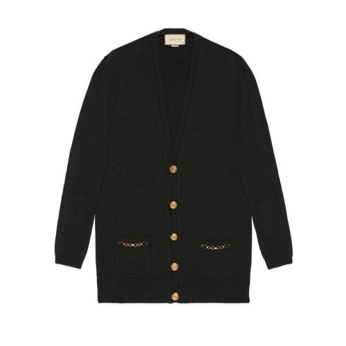  GUCCI古馳 22年秋冬 女士 羊絨開衫 678441 XKB1R 1043