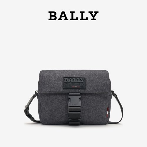  BALLY/巴利 男士灰色尼龍郵差包 6234242 PLSX
