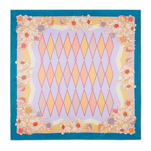  GUCCI古馳 22年秋冬 女士 Gucci Lovelight系列真絲圍巾 708248 3G001 4975