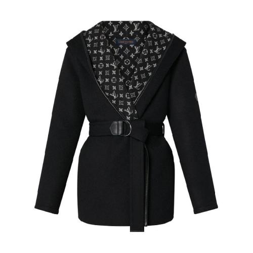  LV路易威登 22年秋冬 女士 夾克 系帶圍裹式短大衣 1A99KA 1A99KB 1A99KC 1A99KD 1A99KE 1A99K