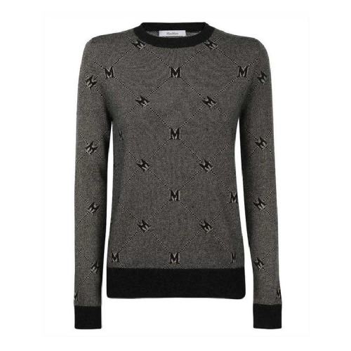  MaxMara/麥絲瑪拉 女士黑色時(shí)尚休閑針織衫/毛衫 PANARO-015 PLFSX