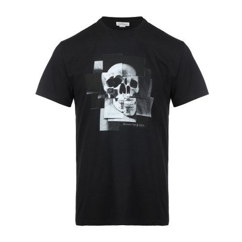 Alexander McQueen/亞歷山大麥昆男士短袖T恤704988QTZ09