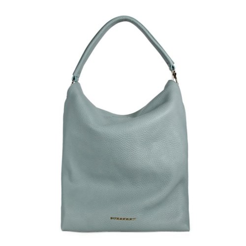 BURBERRY/博柏利 女士藍(lán)色牛皮大容量手提包單肩包女包 3939070
