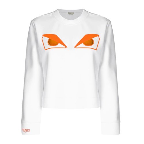  FENDI/芬迪 女士白色棉質(zhì)衛(wèi)衣 FAF051 A2A4 F0ZNM PLFSX