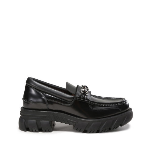 GUCCI/古馳 【22秋冬新款】 男士皮革馬銜扣樂福鞋單鞋皮鞋厚底鞋 658822 DKSD0