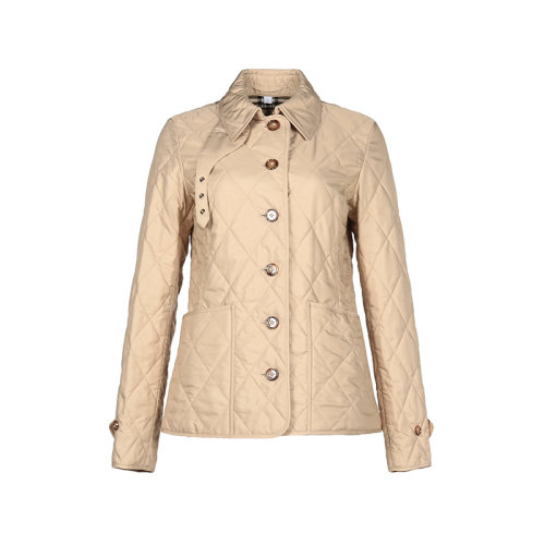 BURBERRY/博柏利 女士棉服 女款聚酯纖維菱形絎縫棉服外套 80233211
