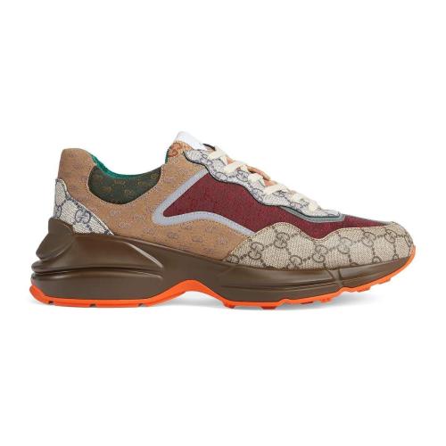  GUCCI古馳 22年秋冬 男士 Rhyton系列男士GG運(yùn)動(dòng)鞋 619891 99WG0 6060