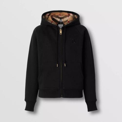  BURBERRY 22年秋冬 女士 字母圖案棉質(zhì)混紡連帽上衣 80615541