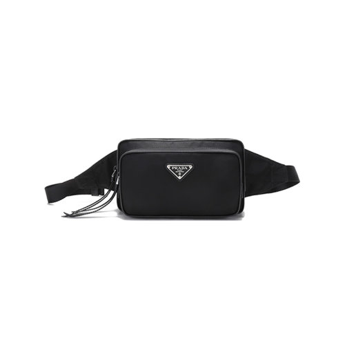 PRADA/普拉達(dá)  女士織物胸包斜挎包腰包 1BL010 064