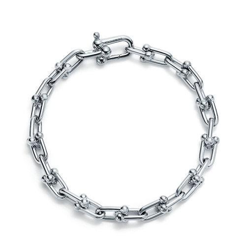 Tiffany & Co./蒂芙尼  Tiffany City HardWear系列 925銀鏈?zhǔn)角蛐问宙淕RP09435