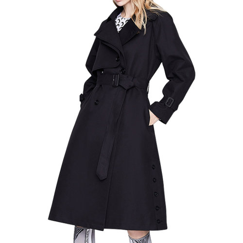 GeleiStory/GeleiStory  經典風衣女中長款秋冬新款英倫風雙排扣春秋外套女士風衣